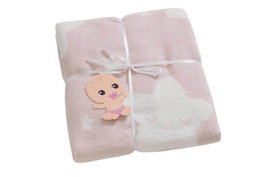 L'essentiel linge de maison Manta para bebé Star - Light Pink